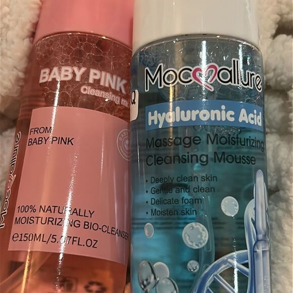 MoCGallure Baby Pink & Blue Cleansing Mousse Set NEW - Picture 5 of 10